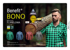 BONO FLANNEL SHIRT BLUE
