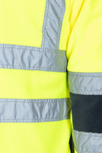 FLEECE JACKET WITH REFLECTIVE BANDS