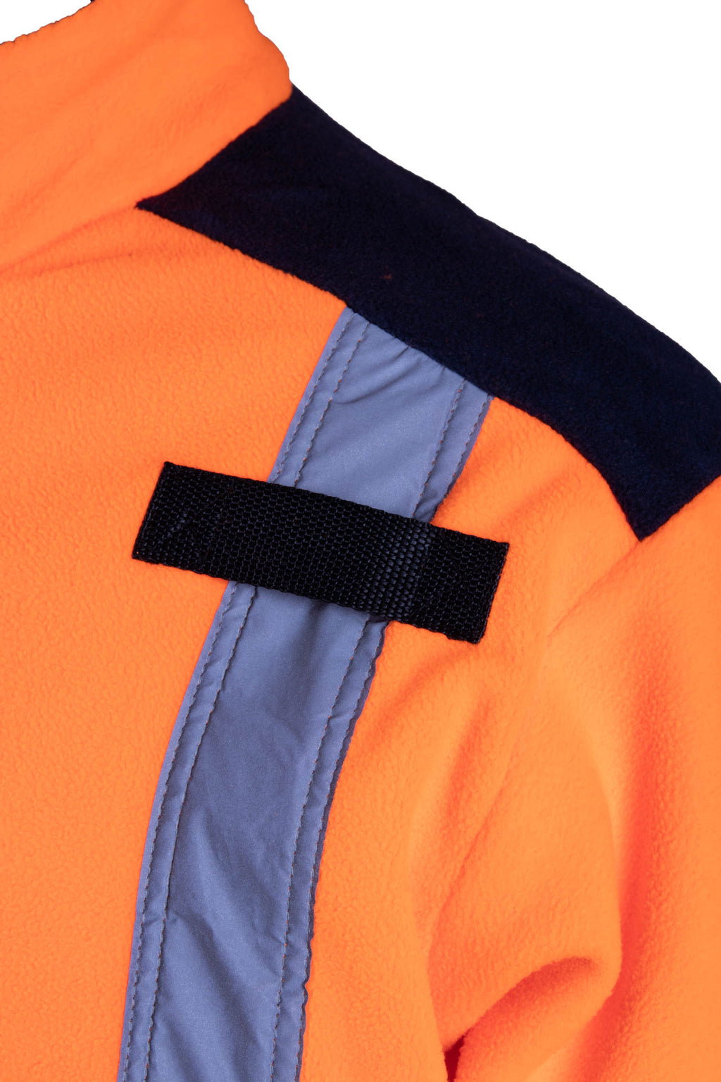 FLEECE JACKET WITH REFLECTIVE BANDS