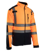 FLEECE JACKET WITH REFLECTIVE BANDS