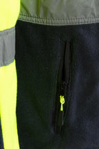 FLEECE JACKET WITH REFLECTIVE BANDS