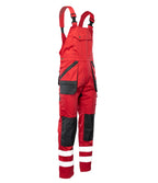 BIB PANTS RED REFLECTIVE