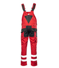 BIB PANTS RED REFLECTIVE