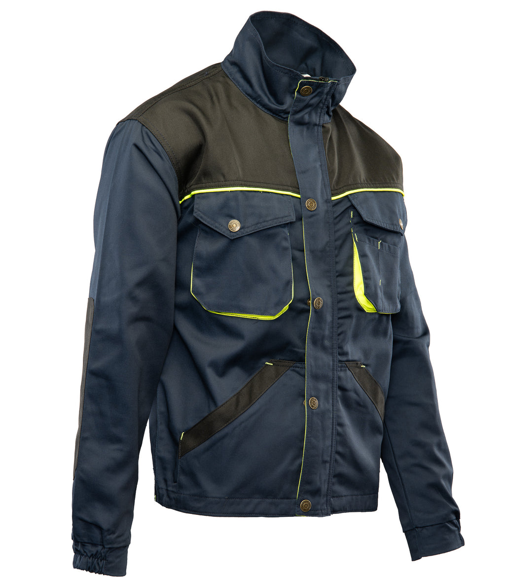 JACKET NAVY BLUE/YELLOW