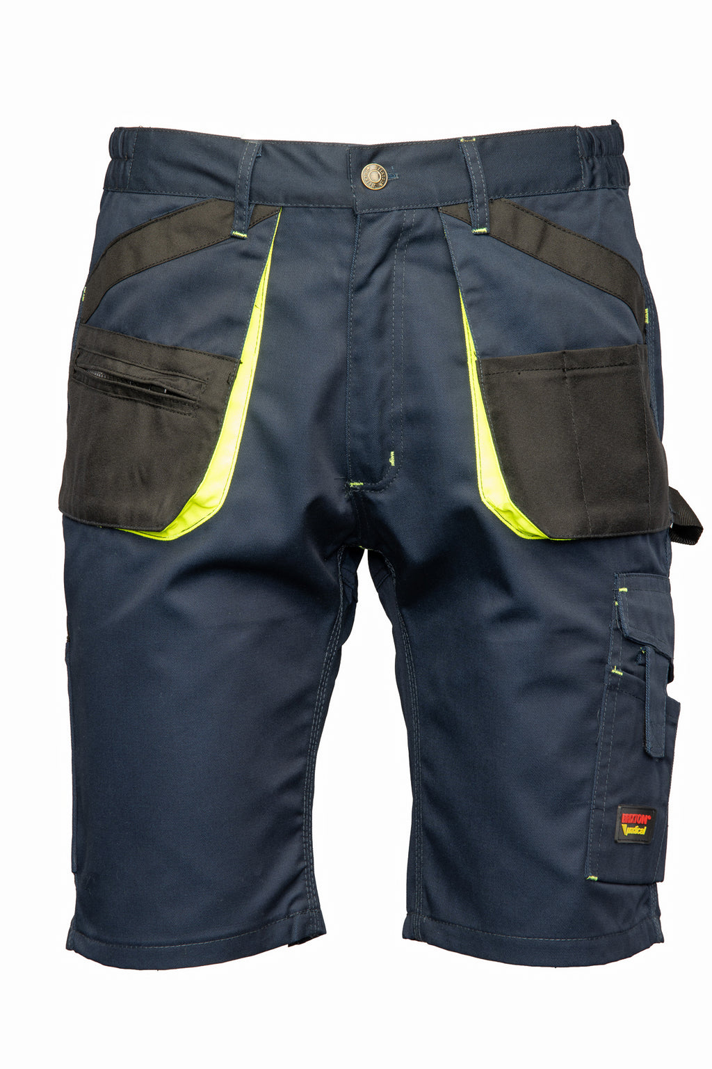 SHORT TROUSERS NAVY BLUE/YELLOW