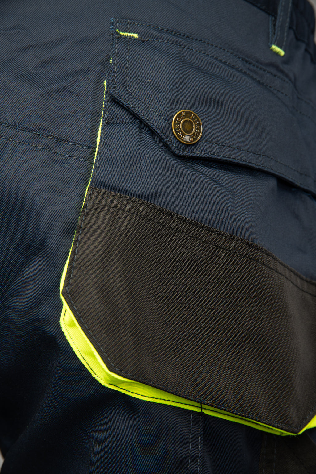 SHORT TROUSERS NAVY BLUE/YELLOW