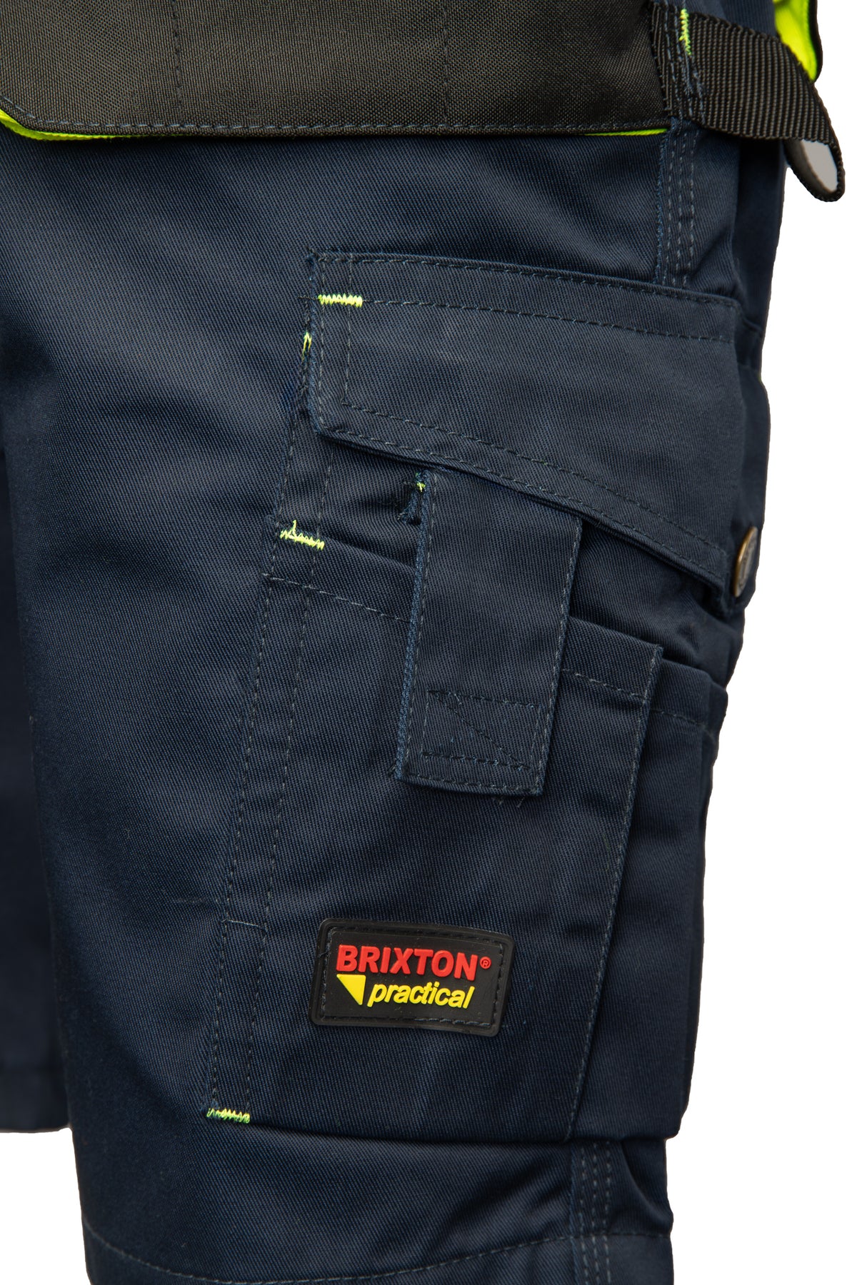 SHORT TROUSERS NAVY BLUE/YELLOW