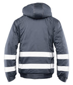 BRIXTON SNOW INSULATED JACKET STEEL / REFLECTIVE STRIPES