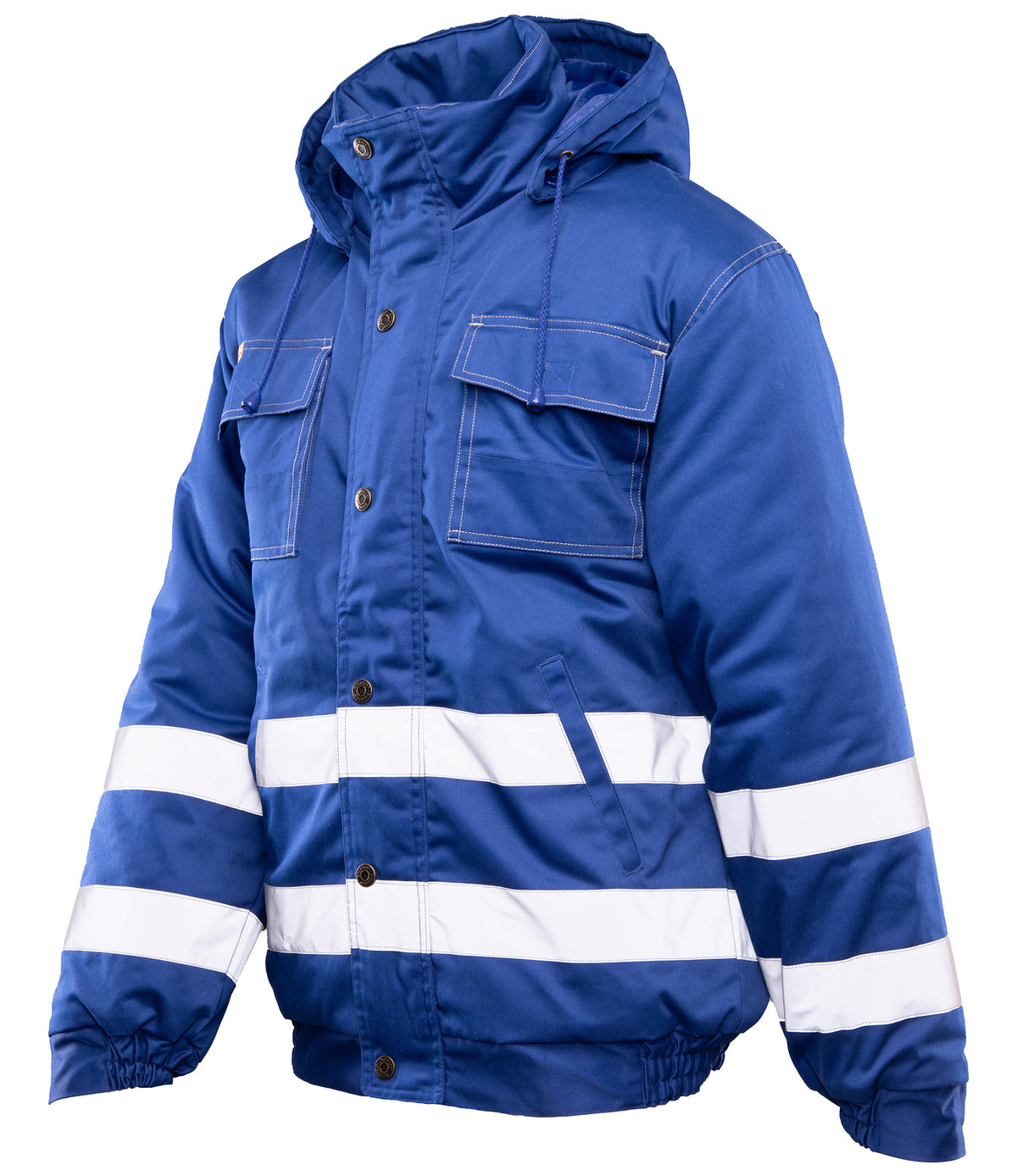 BRIXTON SNOW INSULATED JACKET BLUE / REFLECTIVE STRIPES