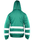 BRIXTON SNOW INSULATED JACKET GREEN / REFLECTIVE STRIPES