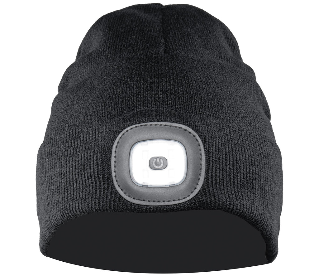 KNITTED CAP LED BLACK