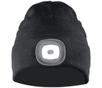 KNITTED CAP LED BLACK