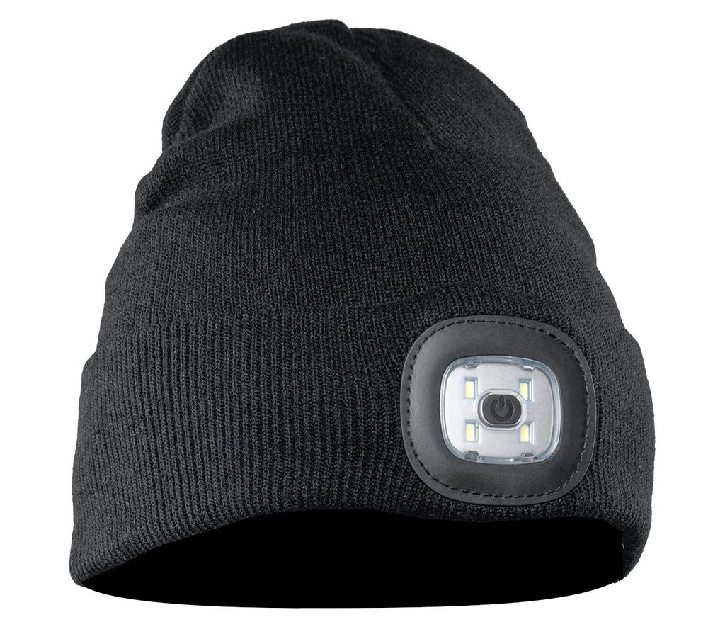 KNITTED CAP LED BLACK