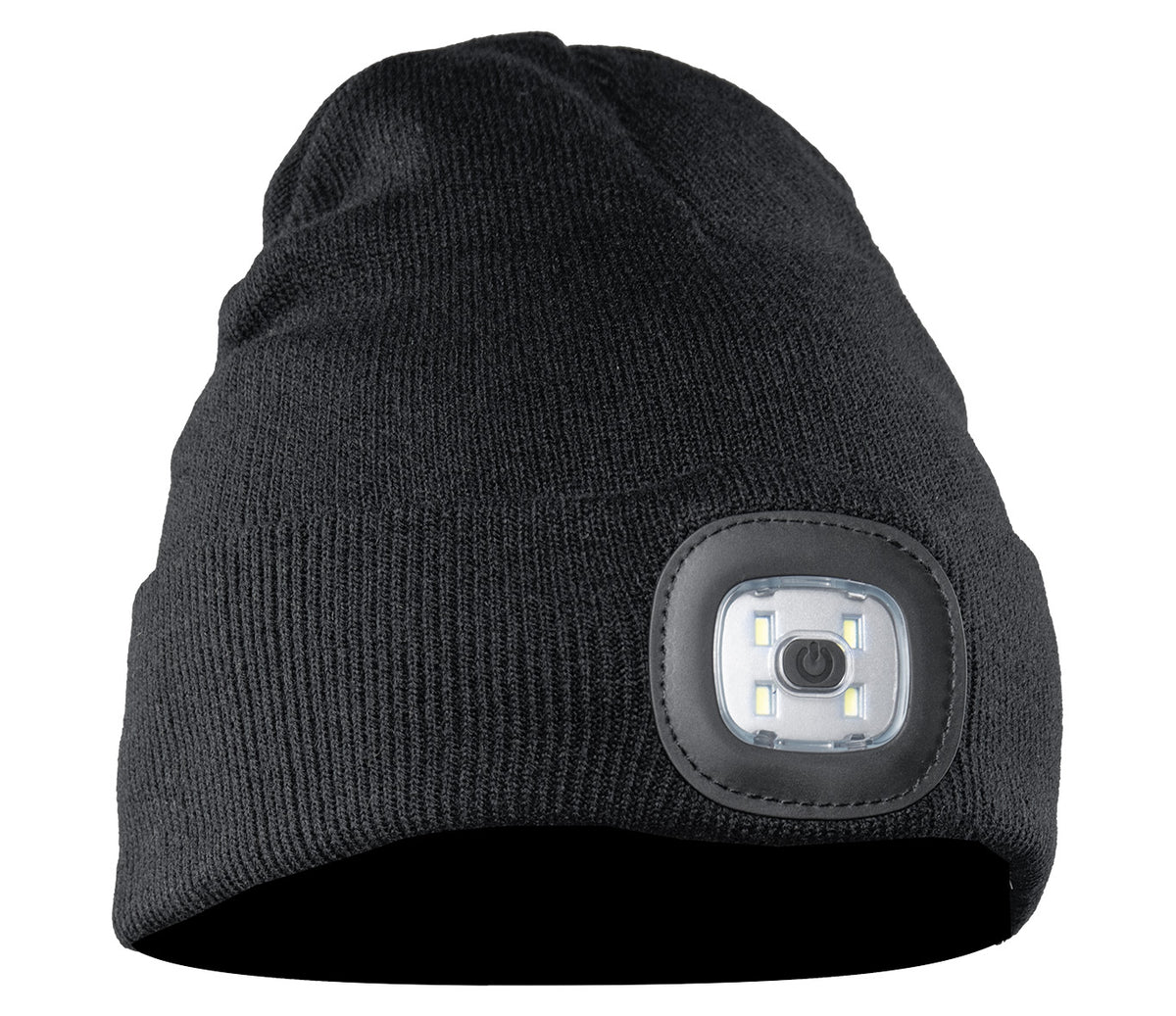 KNITTED CAP LED BLACK