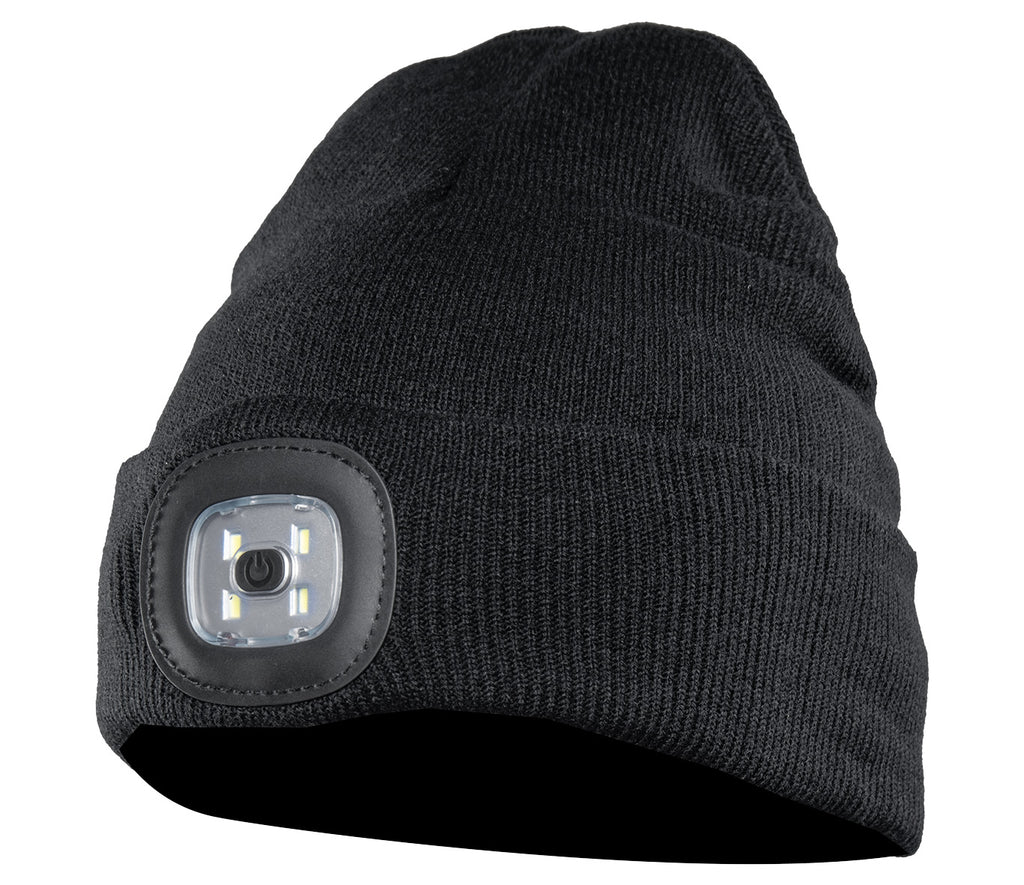KNITTED CAP LED BLACK