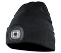 KNITTED CAP LED BLACK