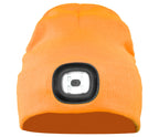 KNITTED CAP LED ORANGE