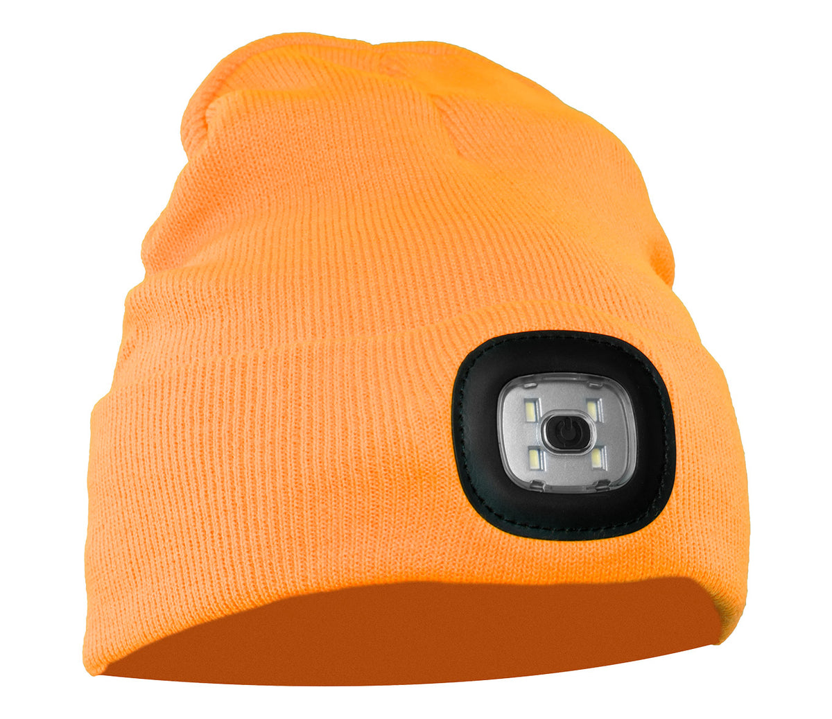 KNITTED CAP LED ORANGE