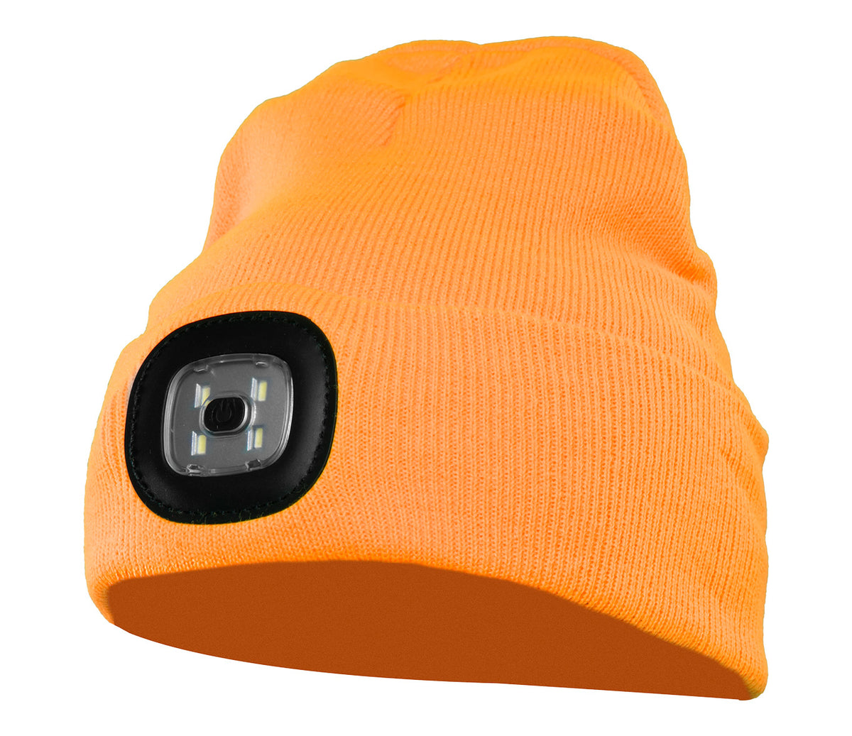 KNITTED CAP LED ORANGE