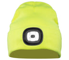 KNITTED CAP LED YELLOW