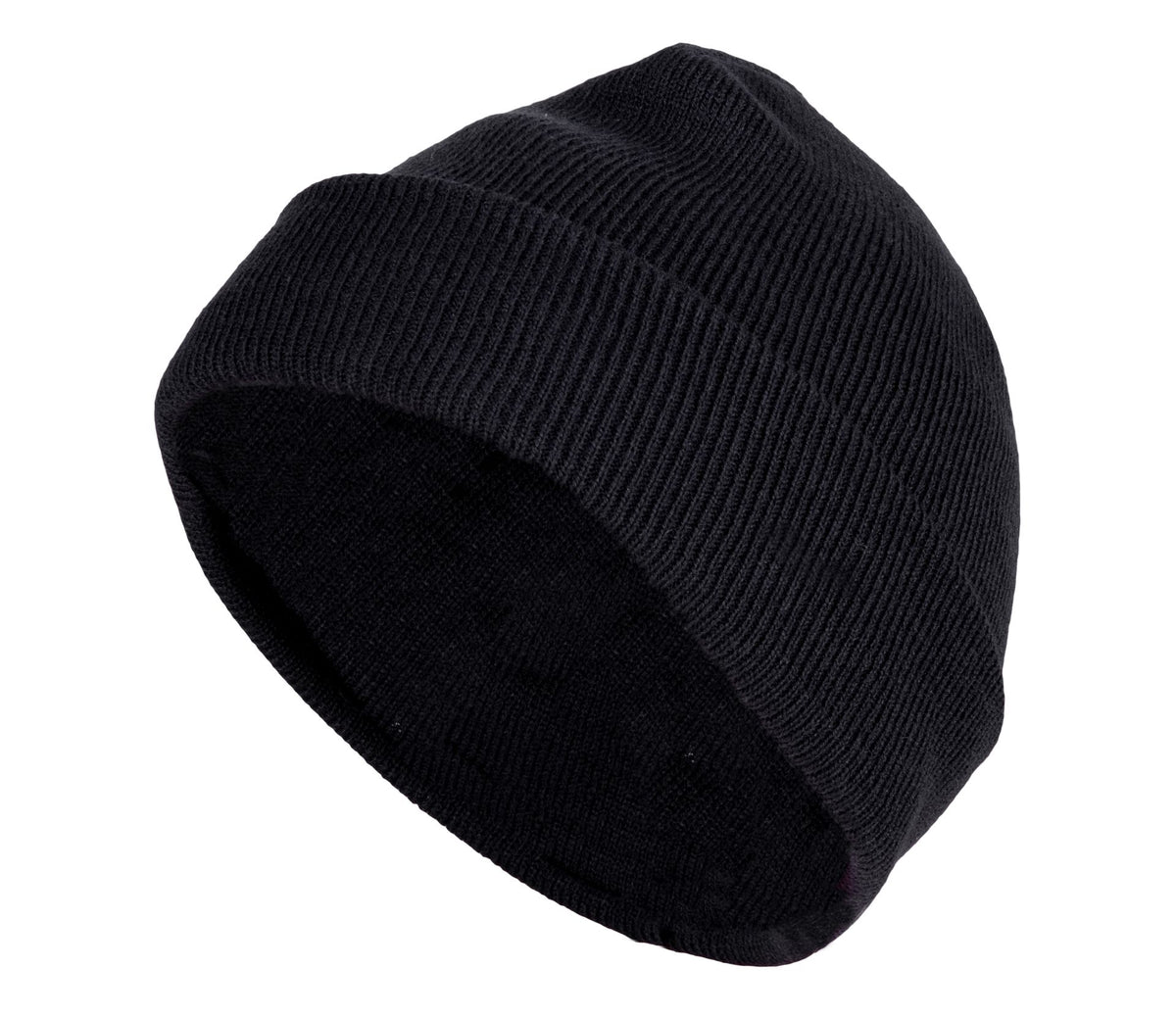 KNIT FABRIC BEANIE HAT