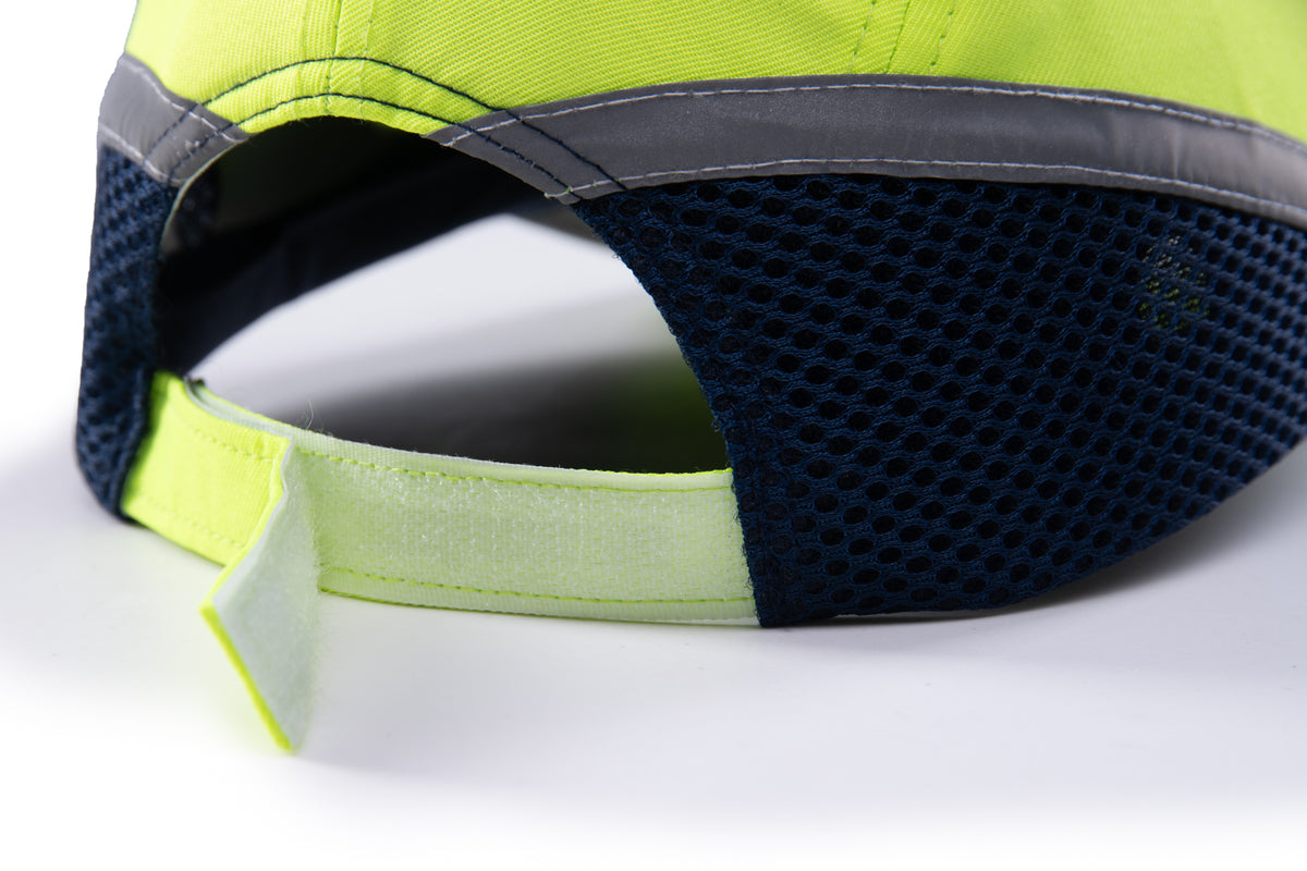 INDUSTRIAL HELMET LIGHTWEIGHT BUMPCAP HI VI