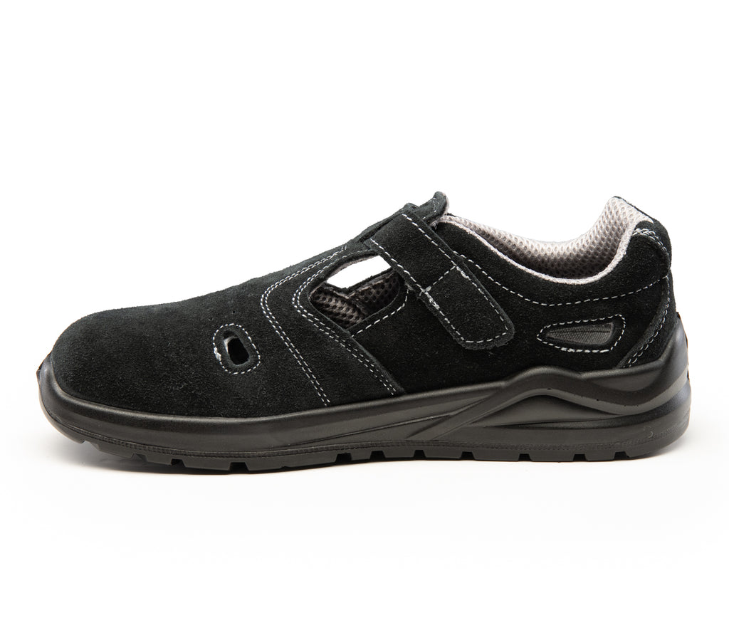 SANDAL MXP S1P SR FO BLACK SUEDE