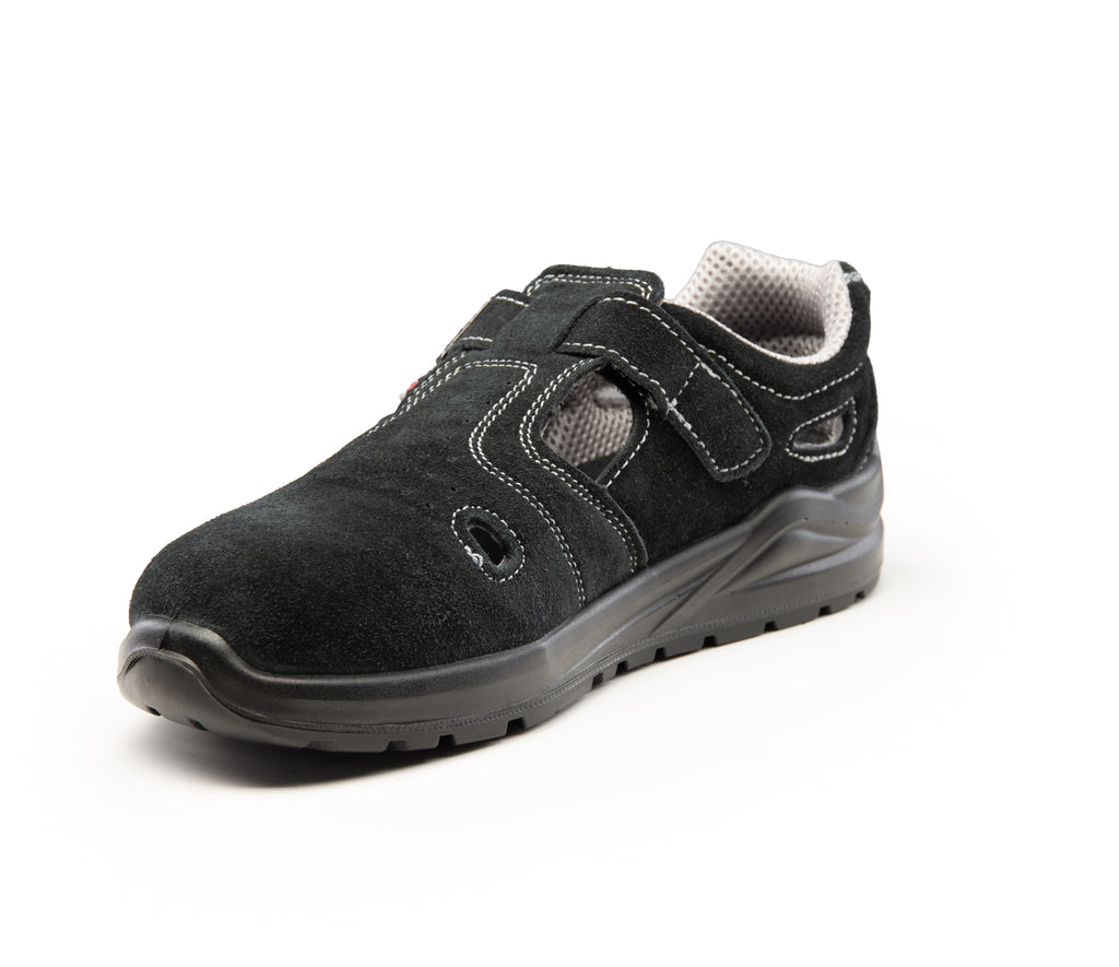 SANDAL MXP S1P SR FO BLACK SUEDE