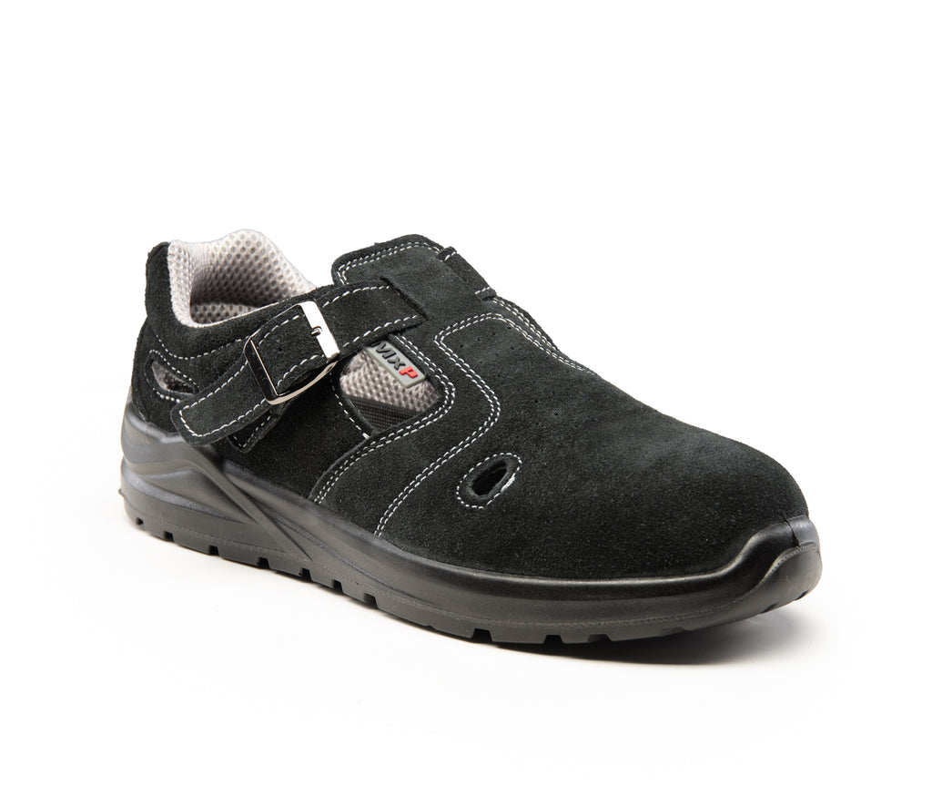 SANDAL MXP S1P SR FO BLACK SUEDE