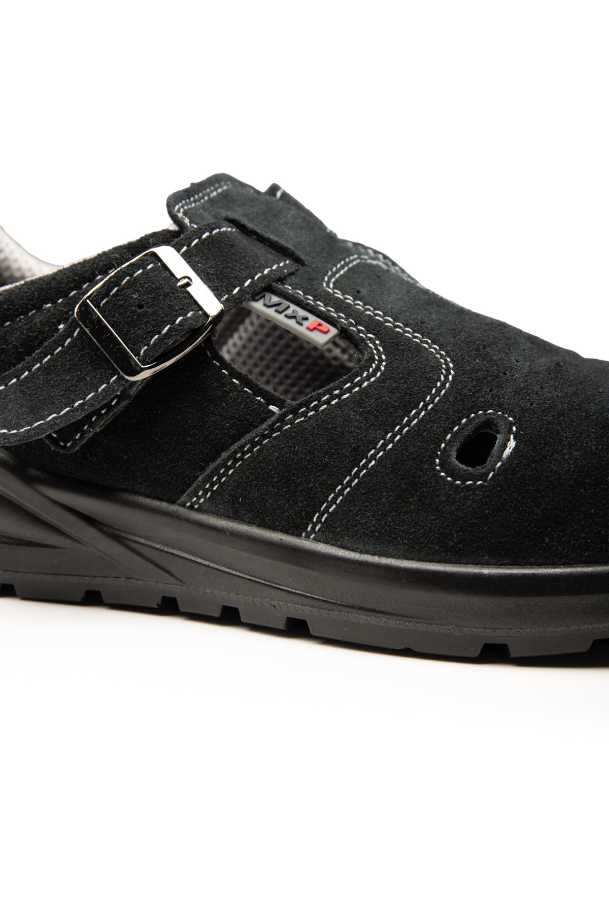 SANDAL MXP S1P SR FO BLACK SUEDE