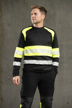 ECO RIVAL LONGSLEEVE BLACK/YELLOW
