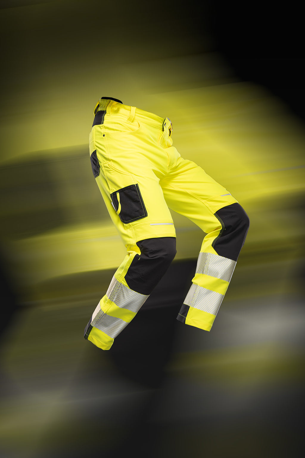 TROUSERS WITH REFLECTIVE YELLOW SKF006 CAT II