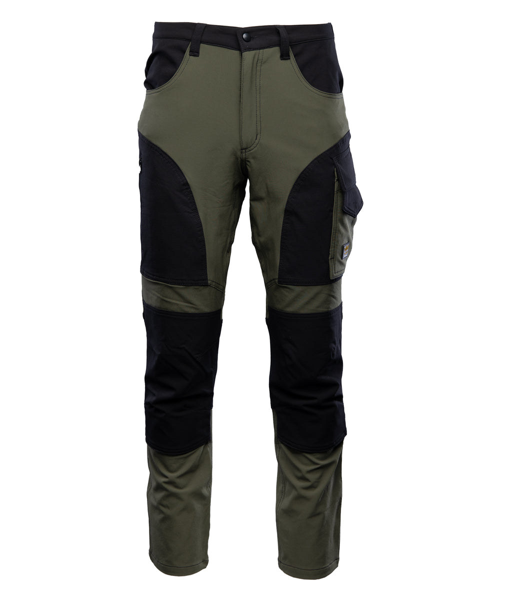 SEVEN KINGS SEVEN KINGS TRAIL LIGHT WAISTBAND TROUSERS - GREEN