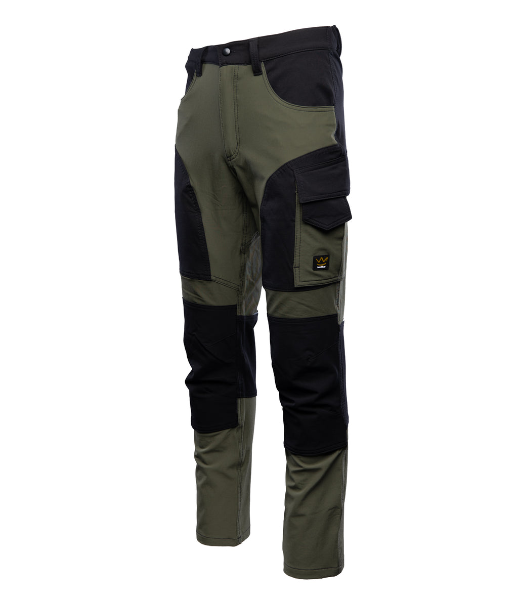 SEVEN KINGS SEVEN KINGS TRAIL LIGHT WAISTBAND TROUSERS - GREEN