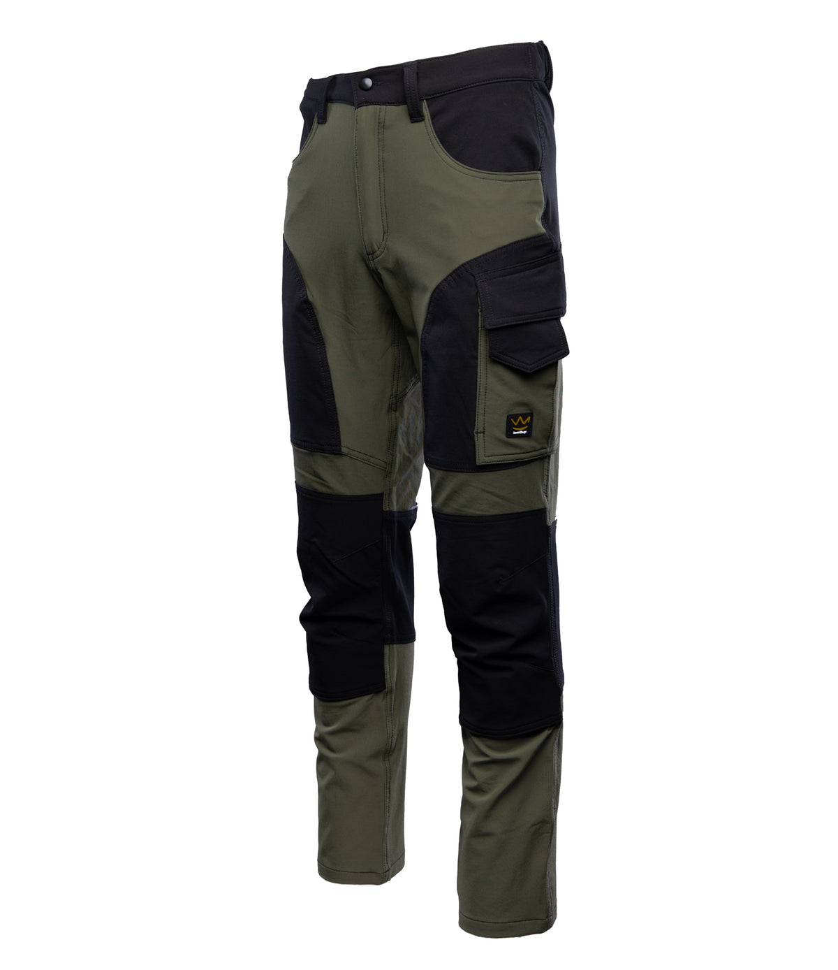 SEVEN KINGS SEVEN KINGS TRAIL LIGHT WAISTBAND TROUSERS - GREEN