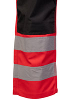 BIB PANTS RED REFLECTIVE