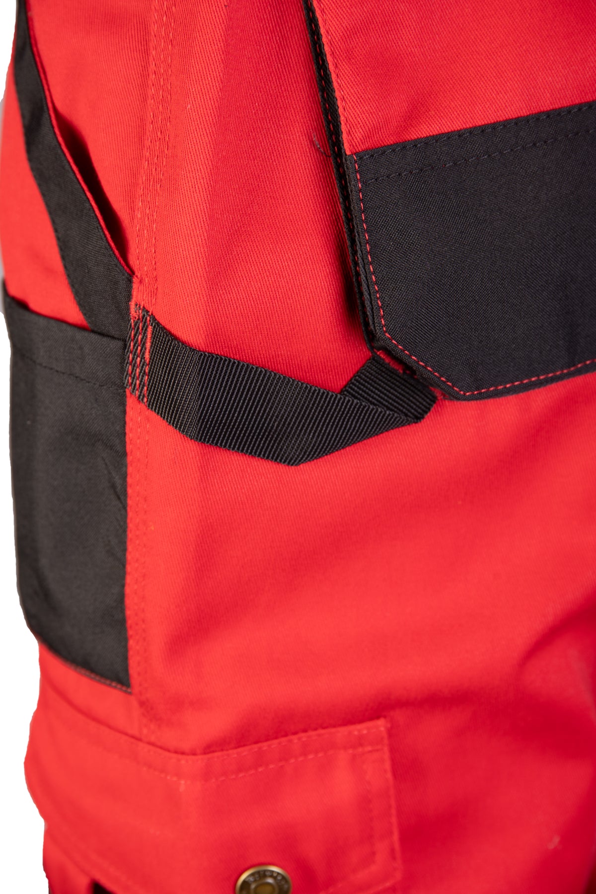 BIB PANTS RED REFLECTIVE