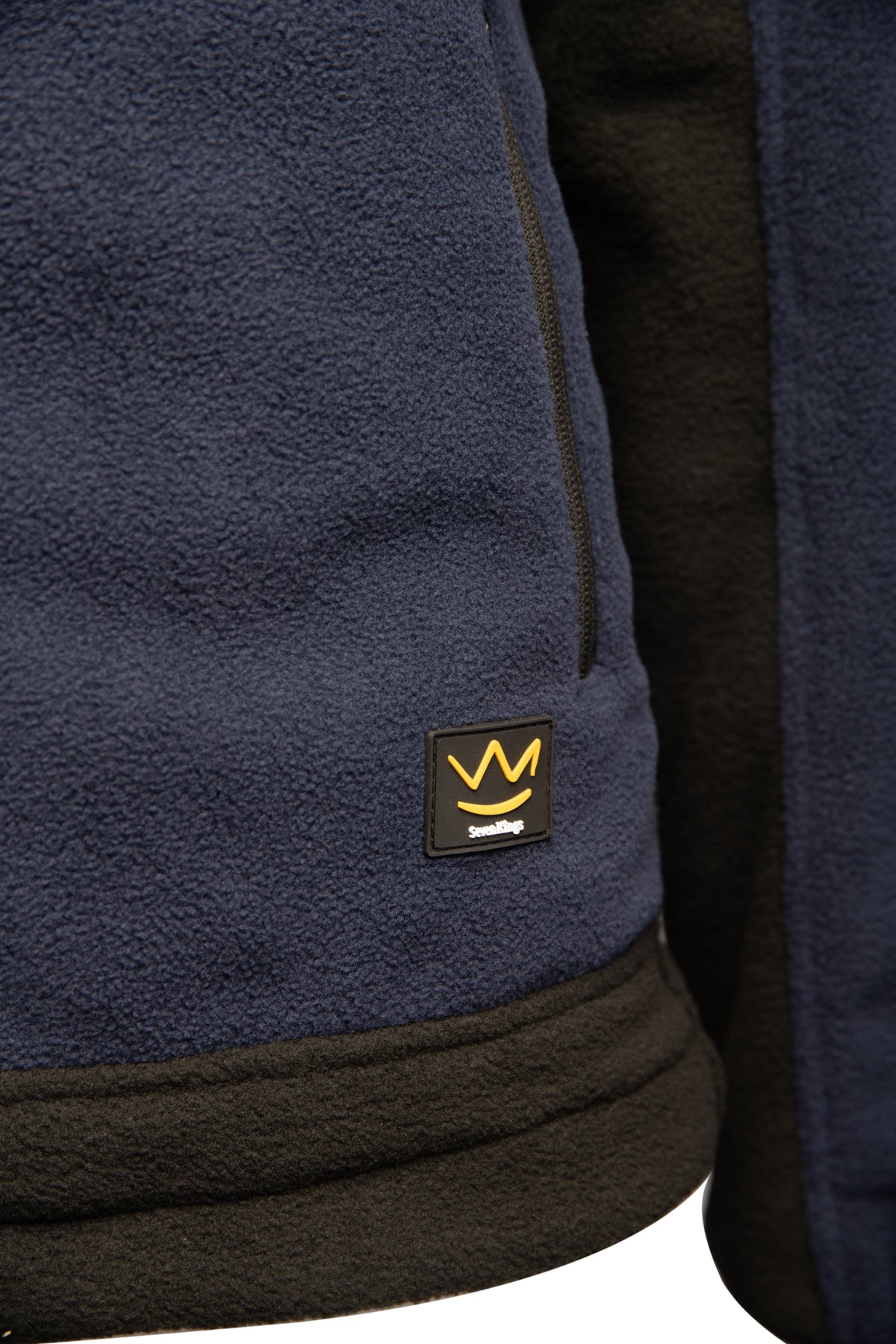 SEVEN KINGS NAVY FLEECE JAKCET