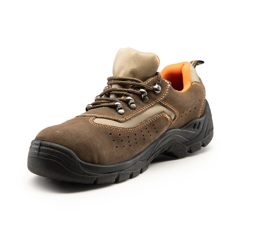 LOW SHOE SUEDE BROWN S1-P SRC
