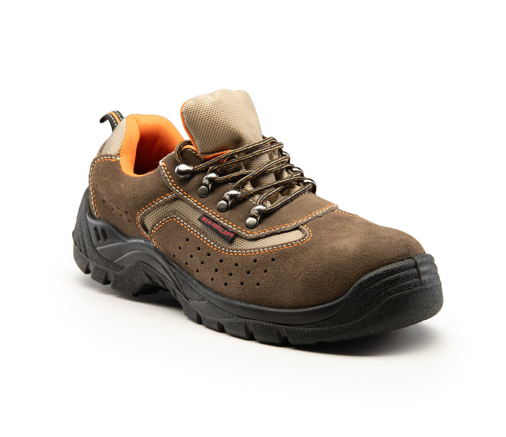 LOW SHOE SUEDE BROWN S1-P SRC