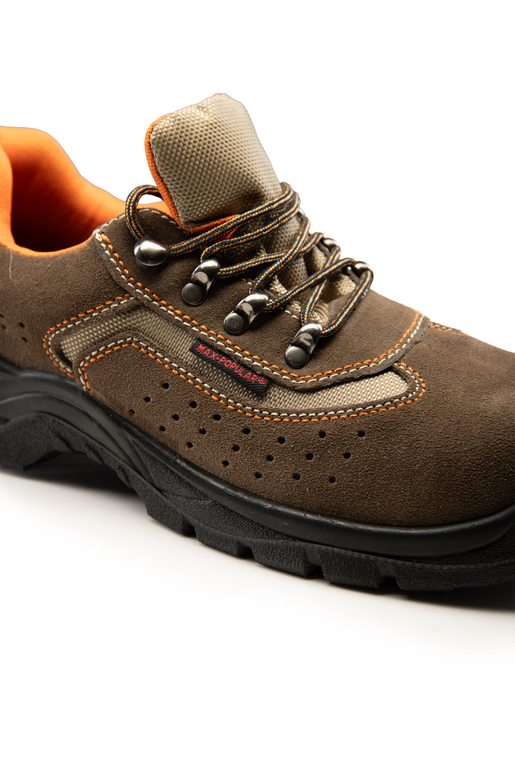 LOW SHOE SUEDE BROWN S1-P SRC