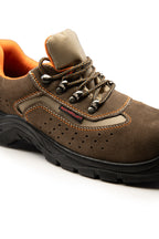 LOW SHOE SUEDE BROWN S1-P SRC
