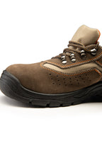 LOW SHOE SUEDE BROWN S1-P SRC