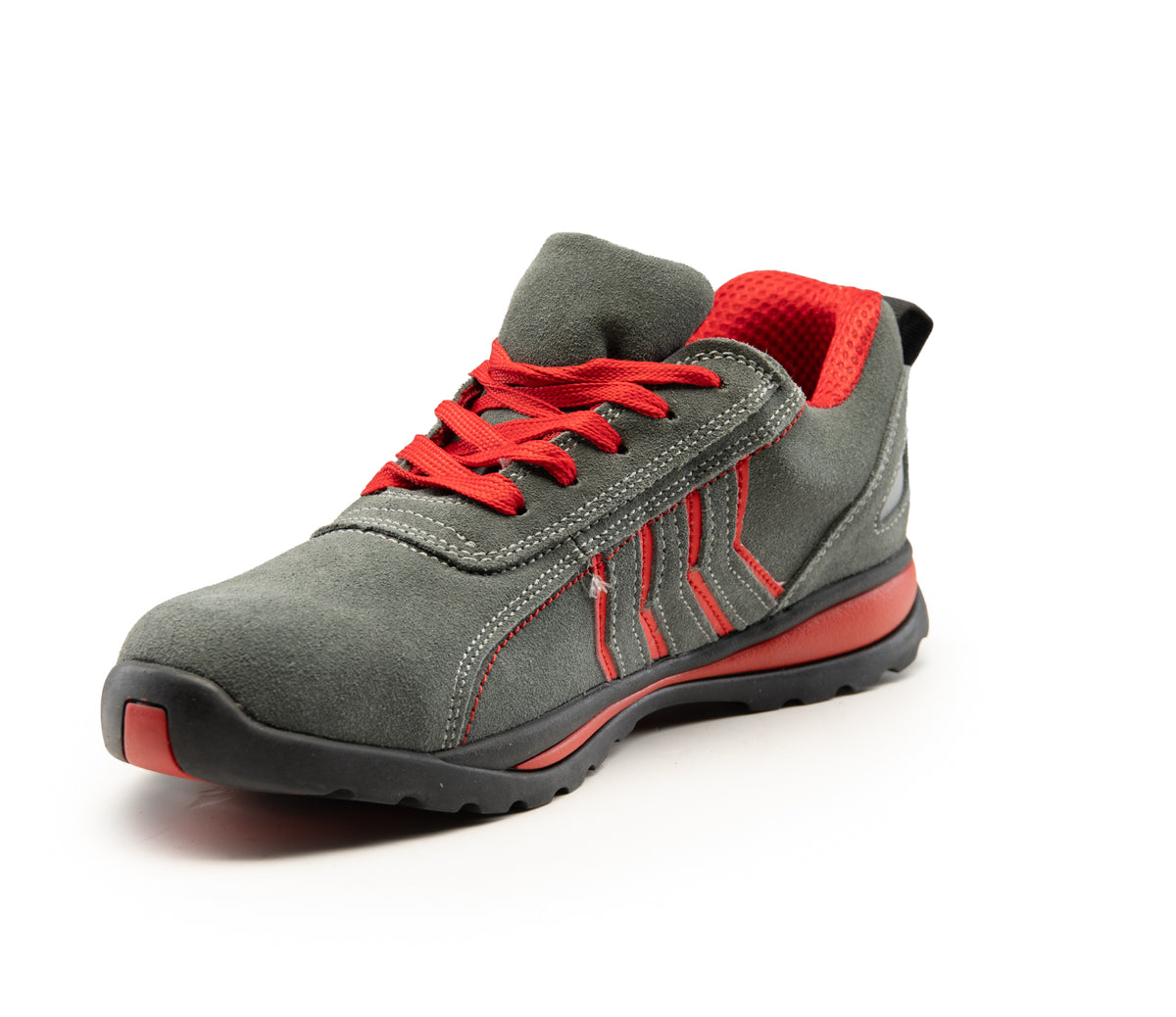LOW SHOE FUSION O1 SRA GREY/RED