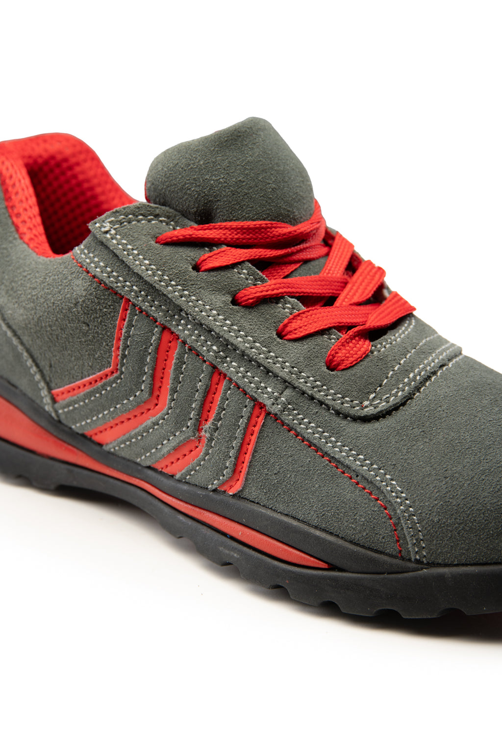 LOW SHOE FUSION O1 SRA GREY/RED