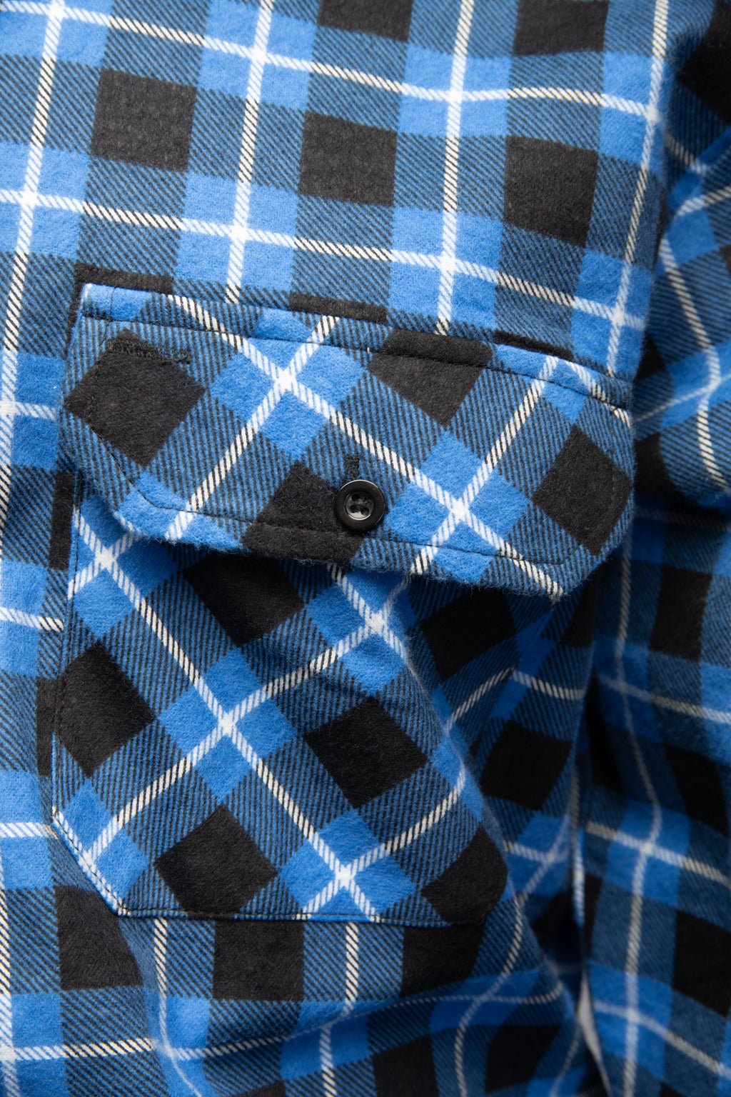 BONO FLANNEL SHIRT BLUE