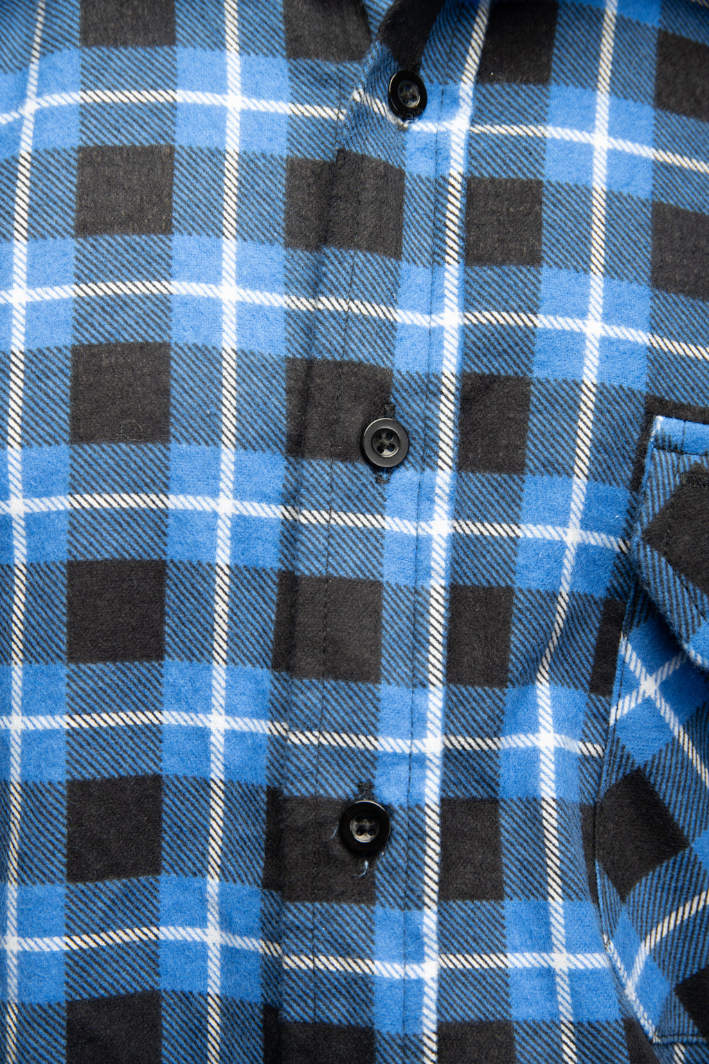BONO FLANNEL SHIRT BLUE