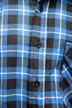 BONO FLANNEL SHIRT BLUE