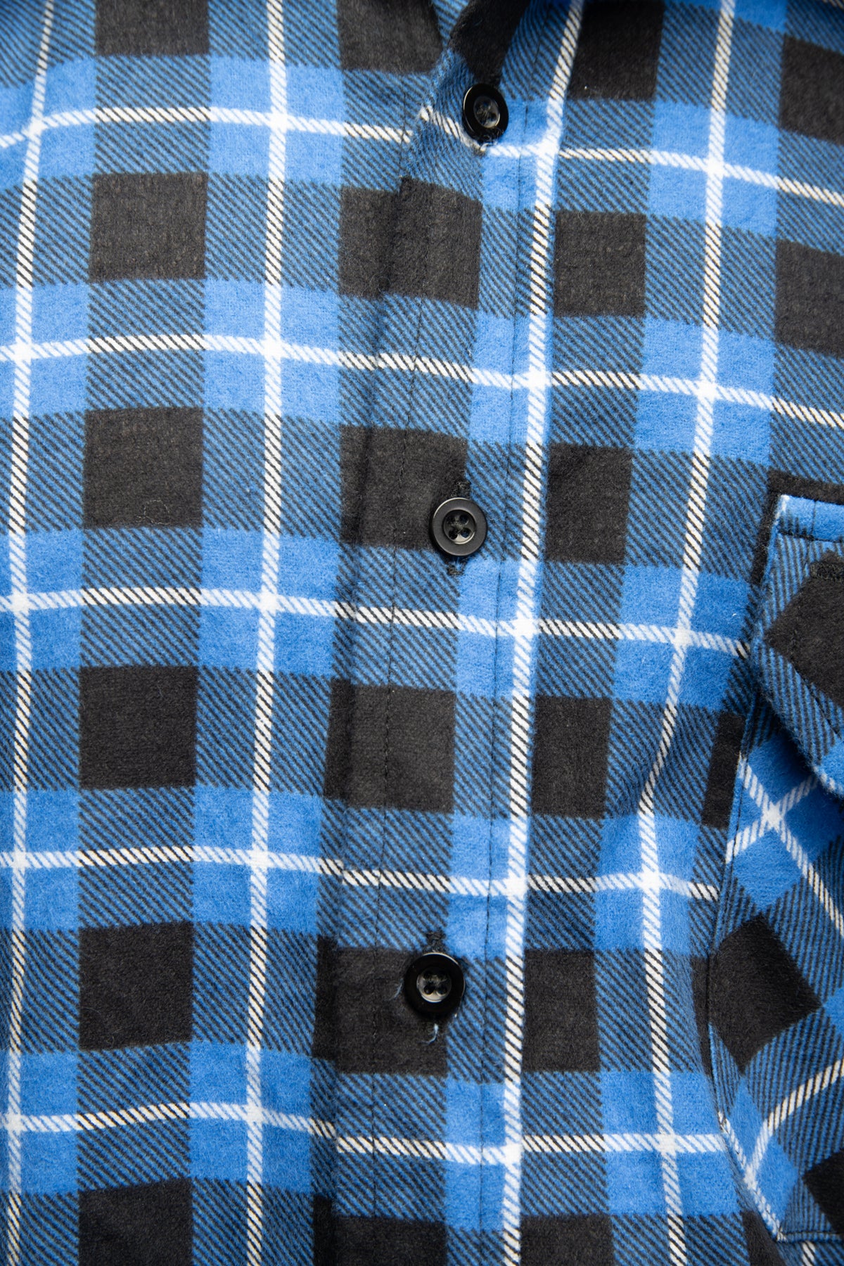BONO FLANNEL SHIRT BLUE