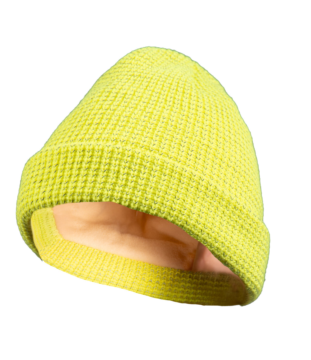 WOLBERG REFLECTO KNITTED CAP, YELLOW